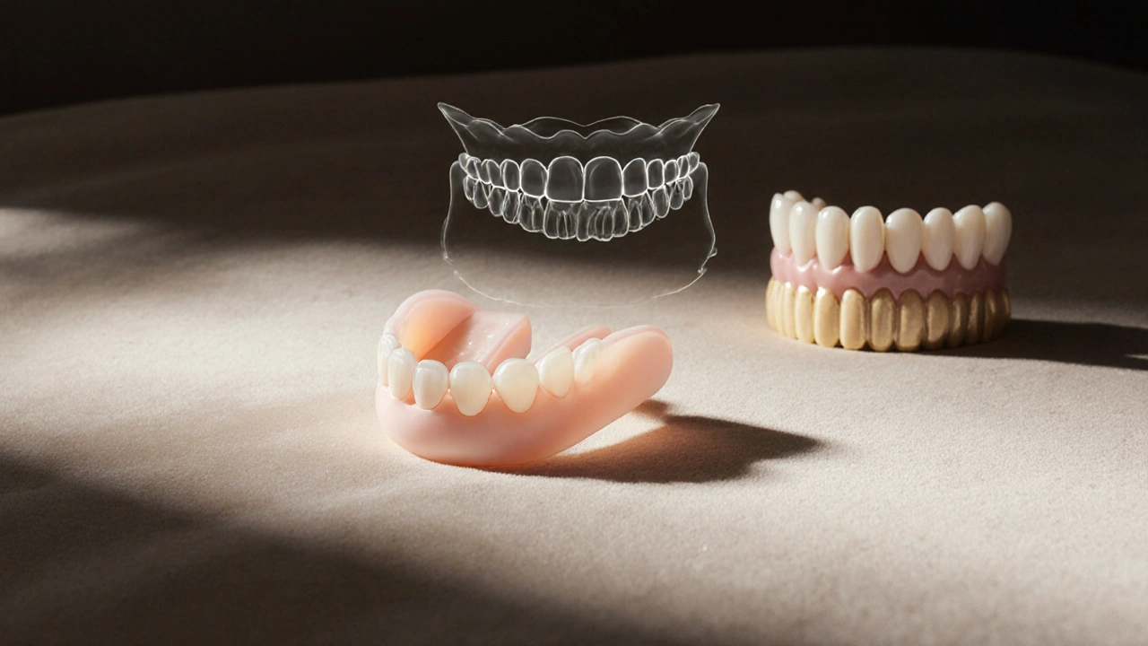 Noční ochranná štětka a veneery na vlnité tkanině v klidném prostředí