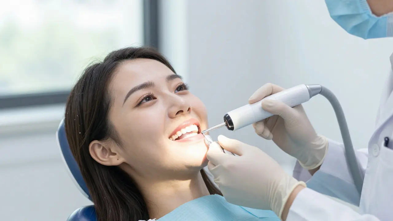 Pískování zubů: Jaké jsou skutečné výhody a rizika této procedury