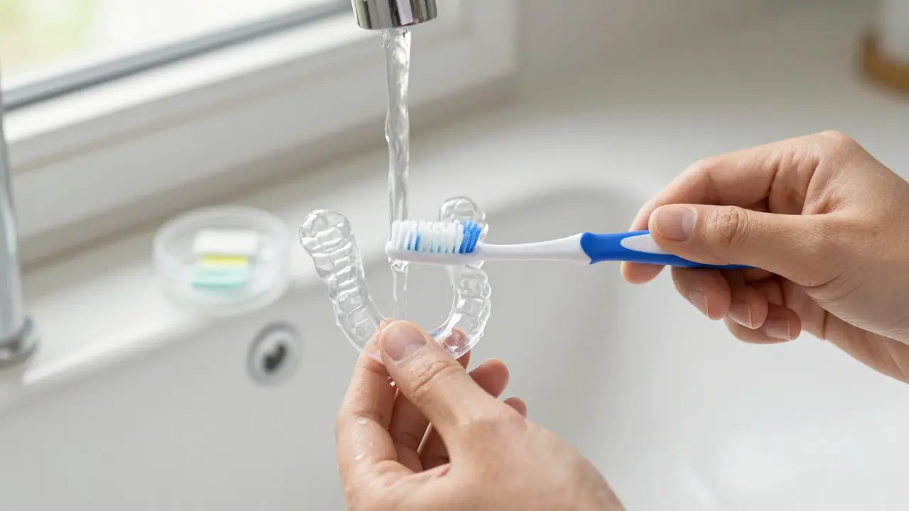 Jak vyčistit plastová rovnátka a zabránit poškození zubů