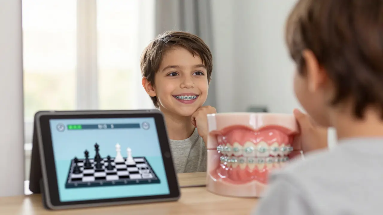 Jak přesvědčit své dítě, aby nosilo keramické rovnátka