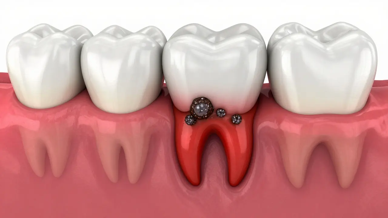 Zubní kámen pod dásní: Jak ho odstranit a předejít jeho návratu