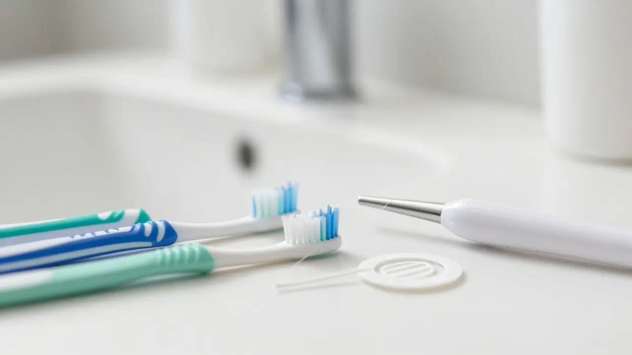 Co použít na čištění zubů? Kompletní průvodce mezizubními kartáčky a nitěmi