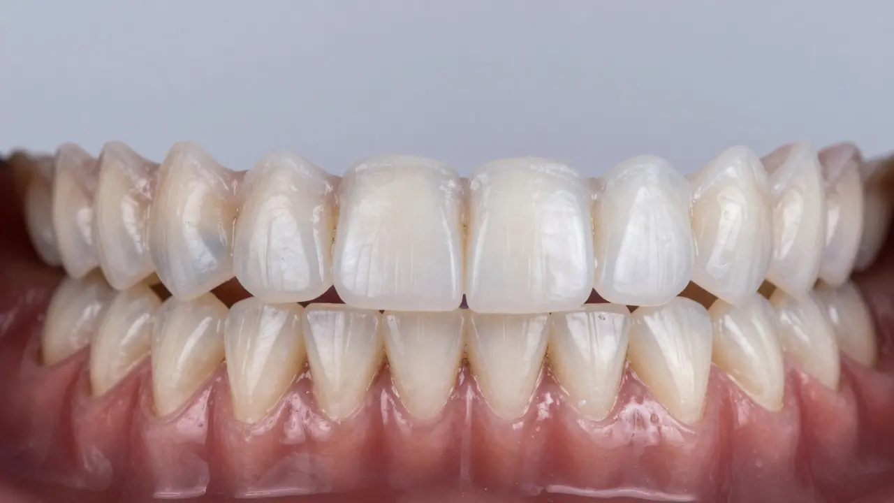 Porovnání přírodních zubů a těch s keramickými lamináty