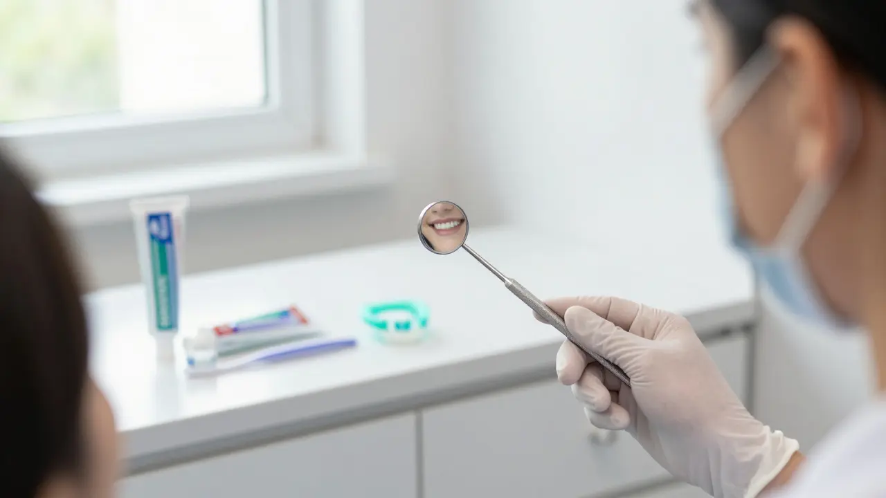 Stomatologická ordinace s prostředky pro prevenci